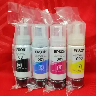 หมึก EPSON 003 แท้ 100% 4 สี BK, C, M, Y