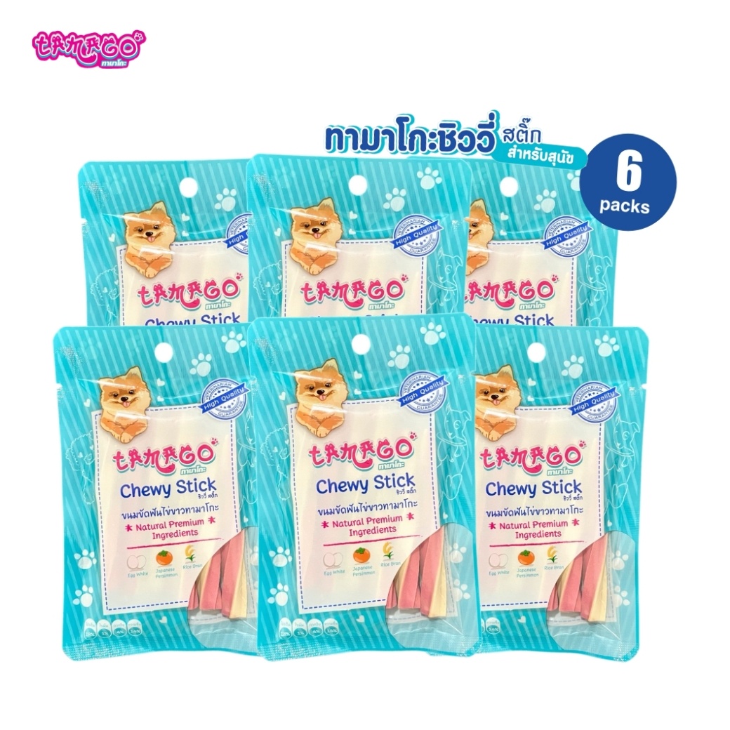 Tamago Chewy Stick for Dog (6 Packs) ราคา 199 บาท*ส่งฟรี