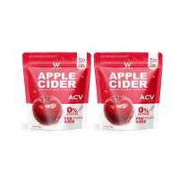 WINK WHITE W APPLE CIDER VINGAR ผงแอปเปิ้ล ไซเดอร์ เวนิการ์ ช่วยขับโซเดียม (1 ซอง 100 กรัม)