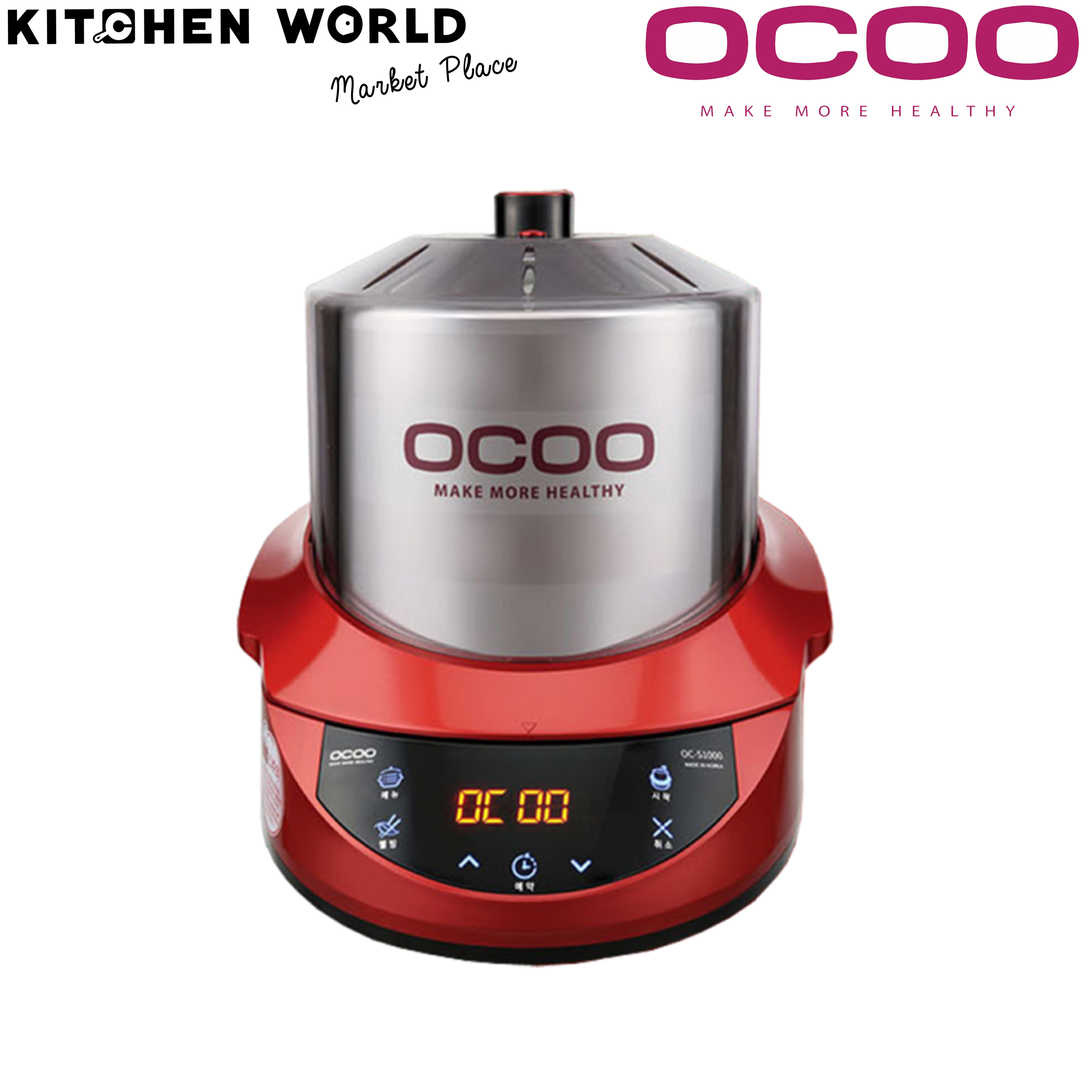 Smart OCOO Double Boiler Pressure Multi-Cooker 4.2 L / เครื่องประกอบอาหาร ราคา 26,643 บาท*ส่งฟรี