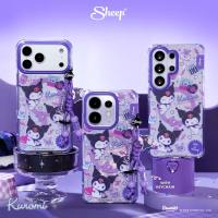 [For iPhone MS & Samsung & Oppo Reno 16 Kuromi] Kuromi Collection เคสสำหรับไอโฟน S25/S26 Ultra แถมสายห้อยเคส ลายคุโรมิ