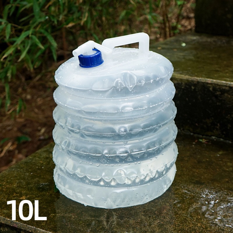 ถังเก็บน้ำพับได้ ถังน้ำดื่ม ถังน้ำแบบพกพา มี 10L ไม่ถูกใจสินค้ายินดีคืนเงินทุก