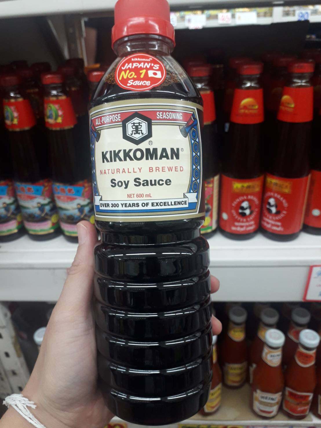 Kikkoman Soy Sauce คิคโคแมน ซอสถั่วเหลือง โชยุ 600 มล.