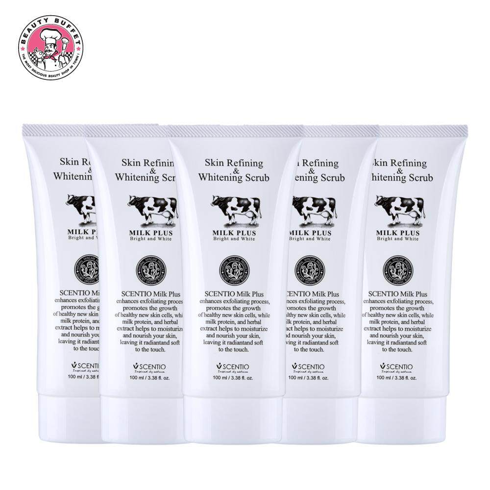 (Pack of 5 Tubes) Milk Plus Gel Scrub, Milk Gel for Exfoliating the Skin, Centio (100 Ml/Tube) ราคา 1,013 บาท*ส่งฟรี