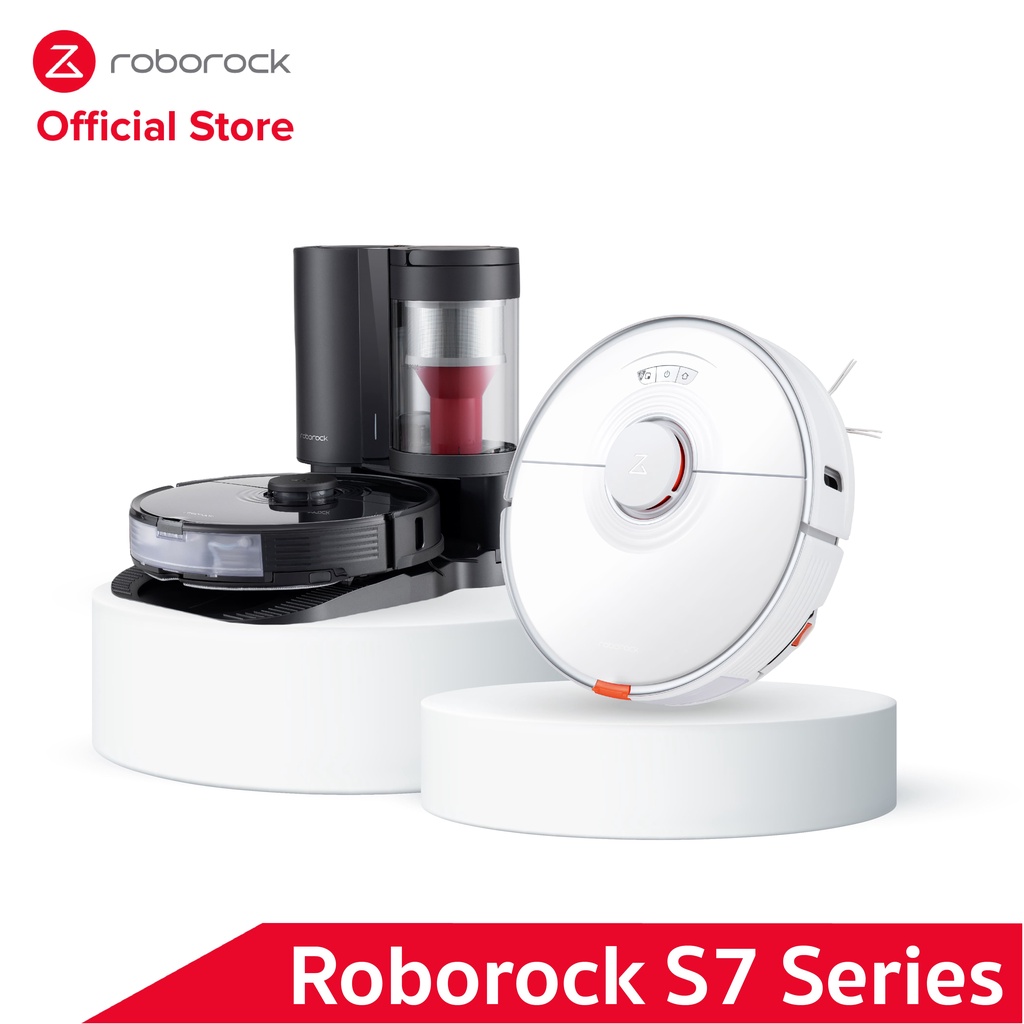Woww สุดคุ้ม [รุ่นใหม่ปี2021] Roborock S7 Series (S7, S7 Plus) หุ่นยนต์ดูดฝุ่น ถูพื้น อัจฉริยะ - Smart Robotic Vacuum and Mop Cleaner ราคาโปร หุ่น ยนต์ ดูด ฝุ่น เครื่อง ดูด ฝุ่น อัจฉริยะ robot ดูด ฝุ่น อ ราคา 42,365 บาท*ส่งฟรี