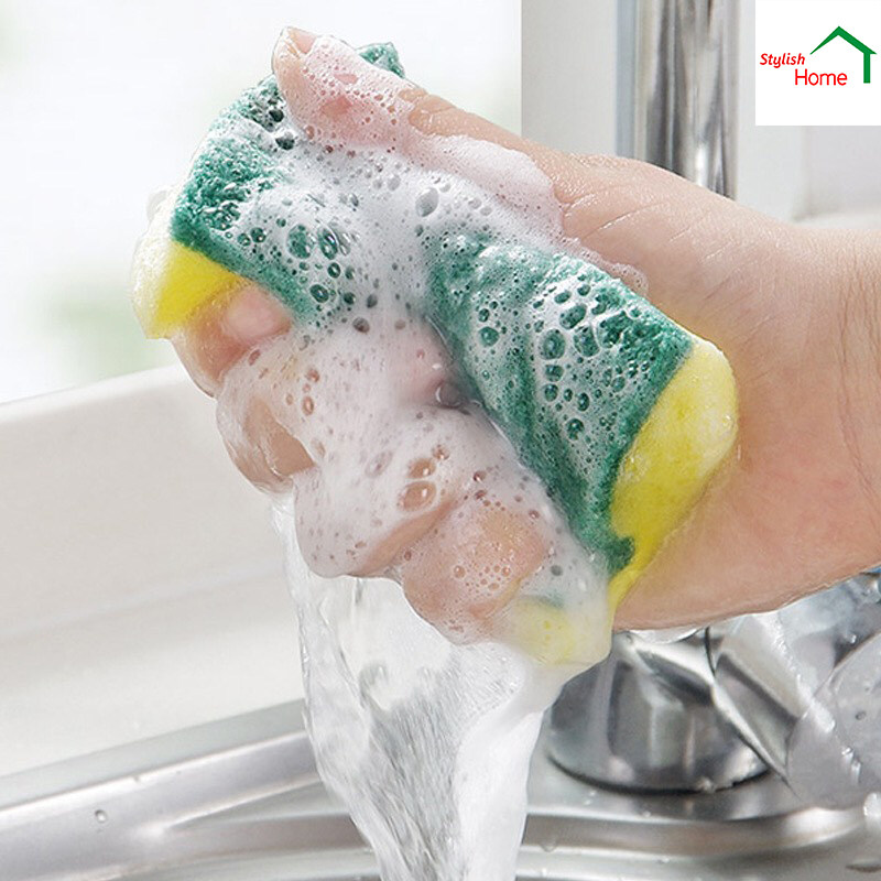 Stylish Home (H-113)  ฟองน้ำล้างจาน ทำความสะอาดล้างจาน
