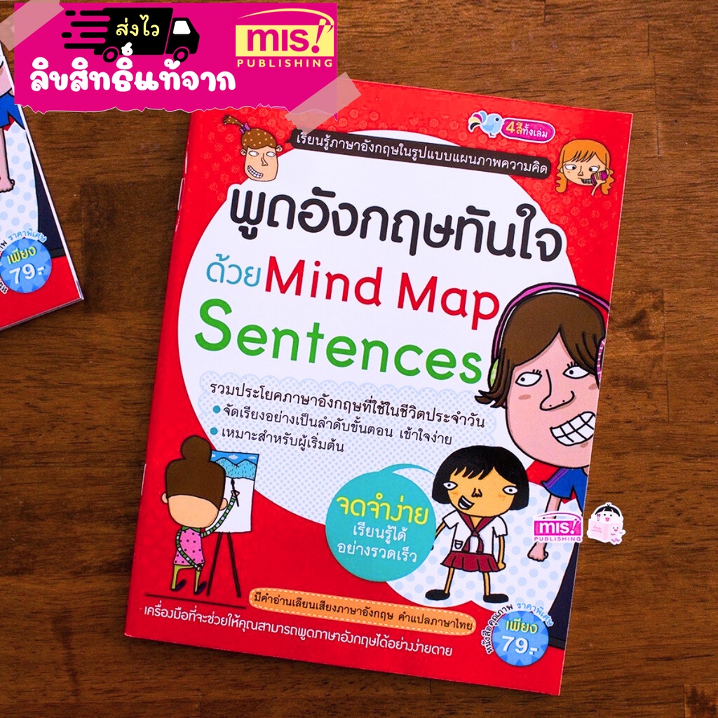หนังสือพูดอังกฤษทันใจด้วย Mind Map Sentences / Mind map vocabulary marina shop