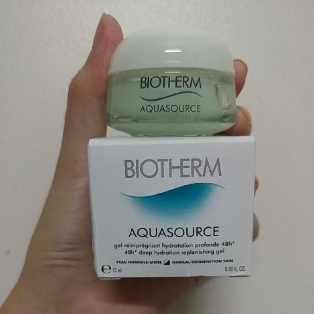 **พร้อมส่ง**Biotherm Aquasource Gel 48h Continuous Release Hydration 15ml.