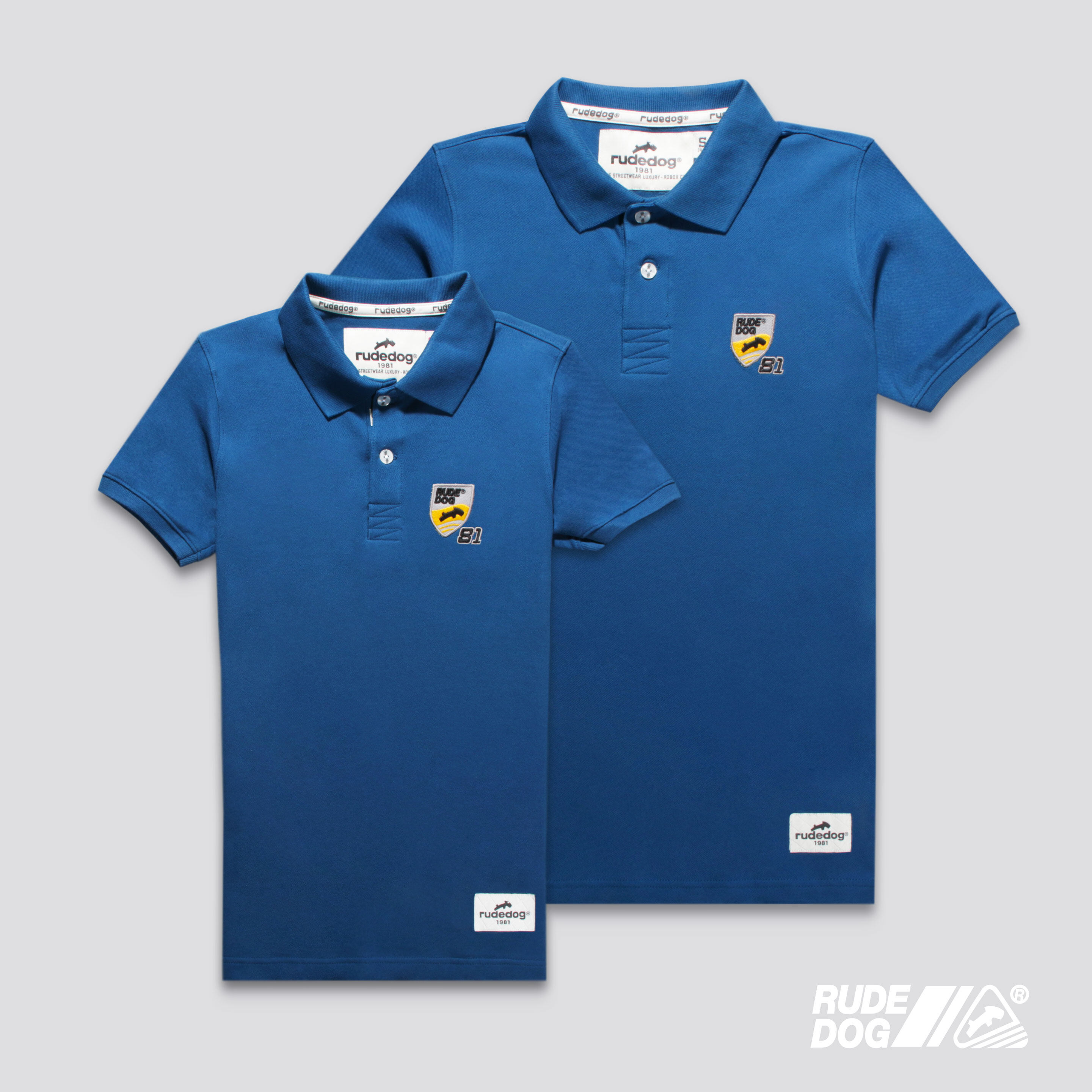 Rudedog เสื้อโปโล ผู้ชาย รุ่น F One (สาปเรียบ) (Men Polo)