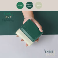 Louis Montini (Shine & Shade) กระเป๋าสตางค์ผู้หญิง ใบสั้น กระเป๋าหนังวัวแท้ ใส่เหรียญ WL52
