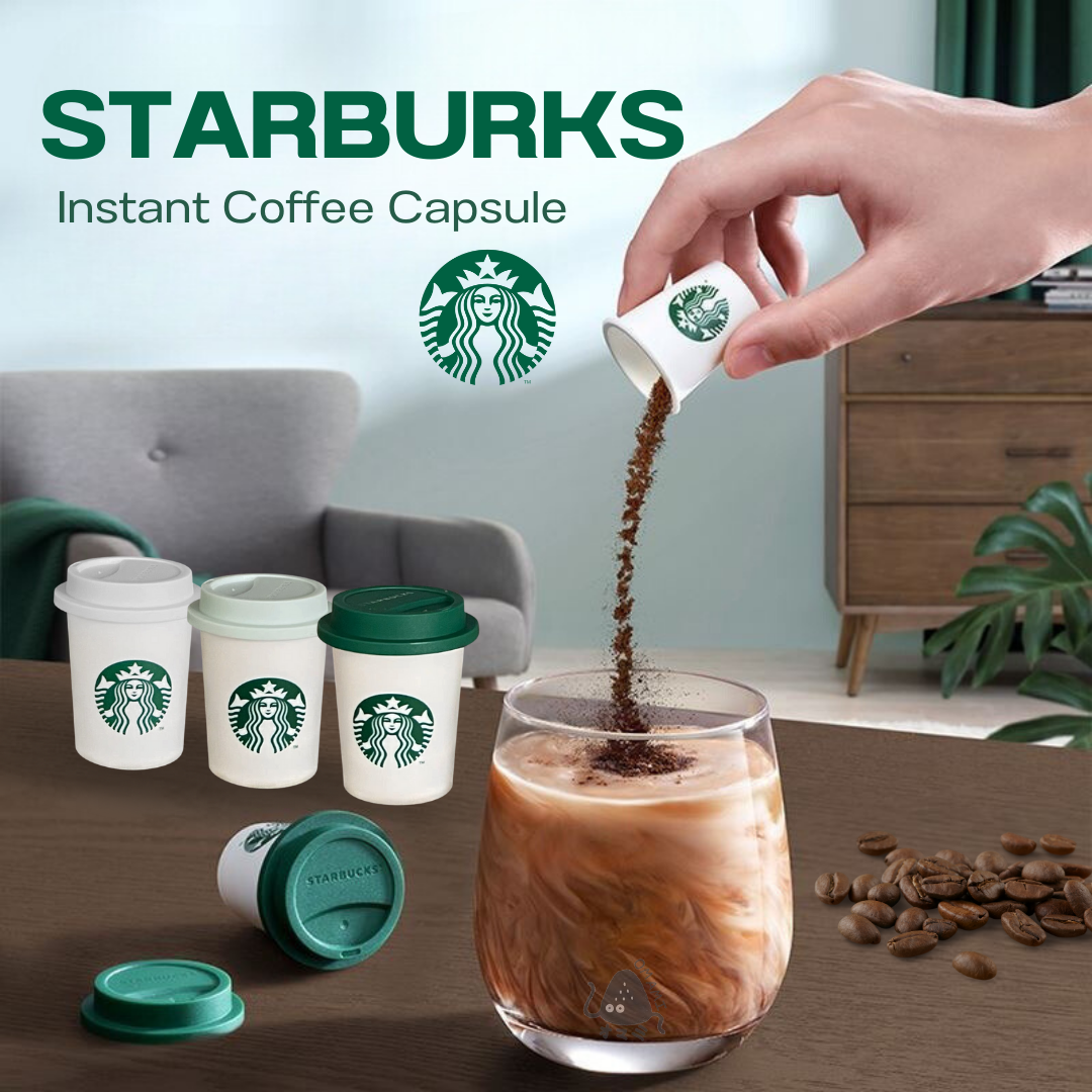 [พร้อมส่ง] กาแฟสำเร็จรูป Starbucks Instant Coffee Capsule (1แคปซูล/2.7กรัม) กาแฟสตาร์บัคส์ กาแฟแคปซูล นำเข้า ของแท้100% ราคา 49 บาท*ส่งฟรี