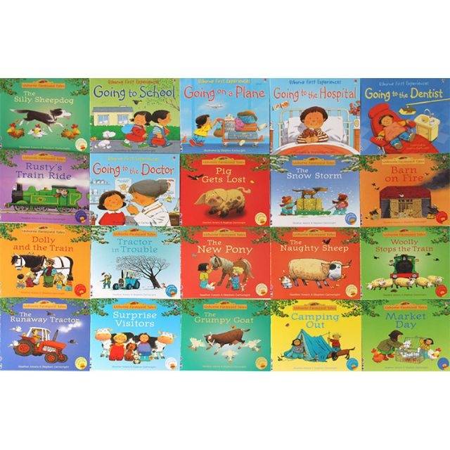 พร้อมส่ง Usborne farmyard tales + first Experiences 20 เล่ม หนังสือนิทาน หนังสือนิทานเด็ก