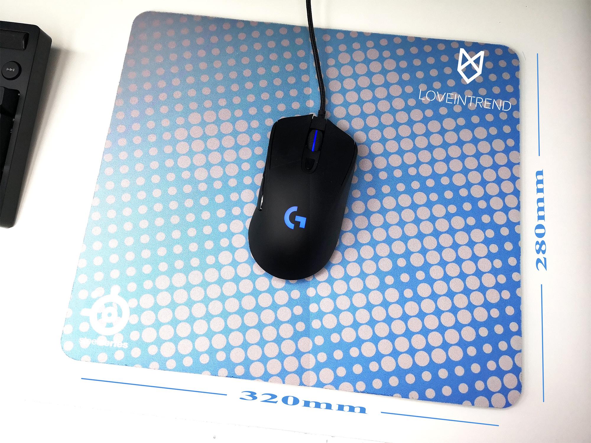 แผ่นรองเมาส์+คีย์บอร์ด ลาย Steelseries QCK XXL