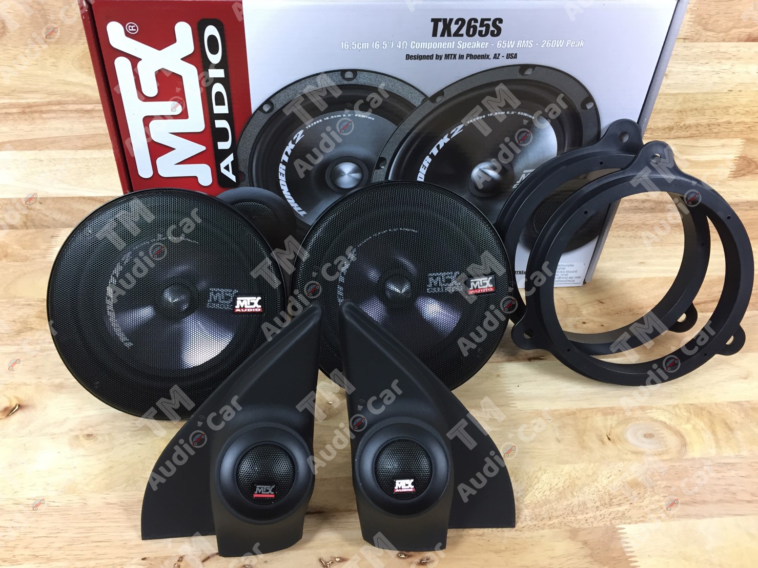 หูช้างตรงรุ่น NISSAN MARCH 2010-2024 + ลำโพงแยกชิ้น MTX-TX265S 260W + ฐานรองลำโพงตรงรุ่น จำนวน 1คู่ ราคา 3,150 บาท*ส่งฟรี