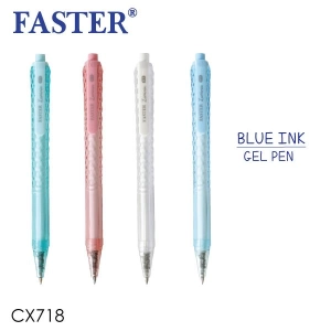 ภาพหน้าปกสินค้าFASTER Le Blue ink 0.5 CX718 GEL PEN ปากกาเจล ลูมินี่ ฟาสเตอร์0.5 (12ด้าม) ซึ่งคุณอาจชอบสินค้านี้