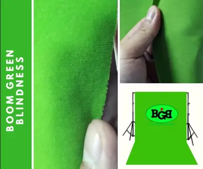 ผ้าฉากเขียว Green screen ผ้าโครมาคีย์ ผ้าสตรีมเกมส์ ผ้าkinemaster