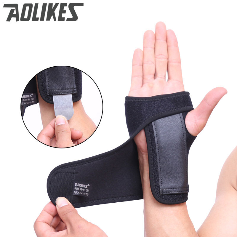 Adjustable Hand Brace Sport WristBand Safeสายรัดข้อมือ เฝือกข้อมือ ผ้ารัดข้อมือ ผ้าพันข้อมือ คลายกล้ามเนื้อ Office Syndrome ช่วยป้องกันการบาดเจ็บการเล่นกีฬา หร