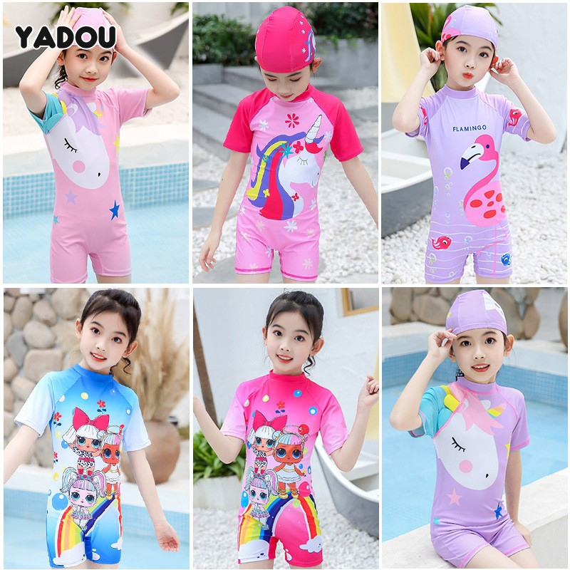 [YADOU New girl's swimsuit one-piece cute princess little girl baby swimsuit Korean version of the children's surf clothes tide,Wonder Youth New girl's swimsuit one-piece cute princess little girl baby swimsuit Korean version of the children's surf clothe ราคา 221 บาท*ส่งฟรี