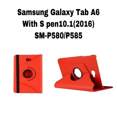 360 Rotating Case for Samsung Galaxy Tab A A6 10.1 2016 P580 P585 With S Pen เคส Samsung Galaxy Tab A6 10.1 SM-P580 P585 (2016) รุ่นมีปากกา เคส กันกระแทก หมุน360 องศา
