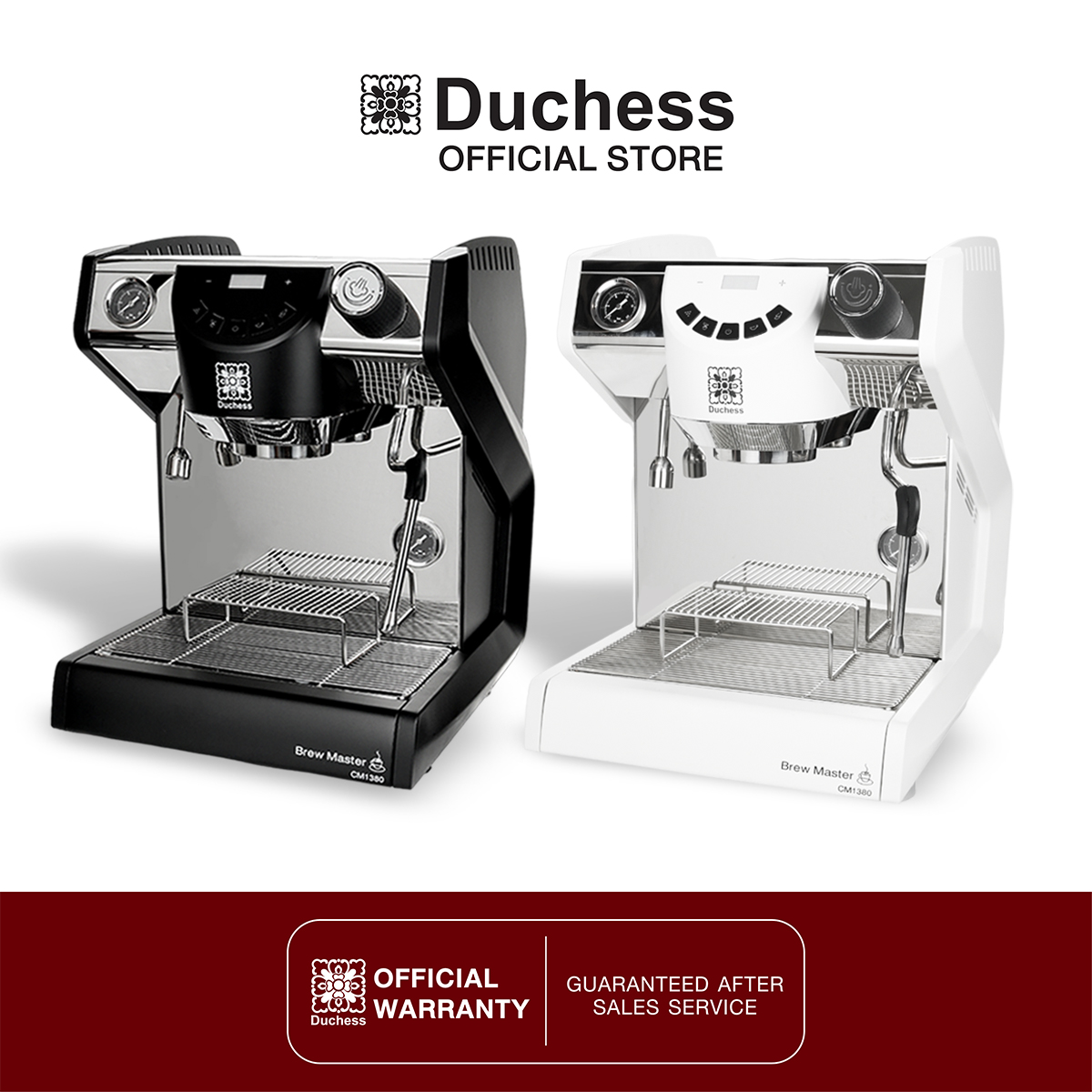 Duchess CM1380 Espresso Coffee Machine – Modern Design, 2 Colors (Black/White) ราคา 27,500 บาท*ส่งฟรี