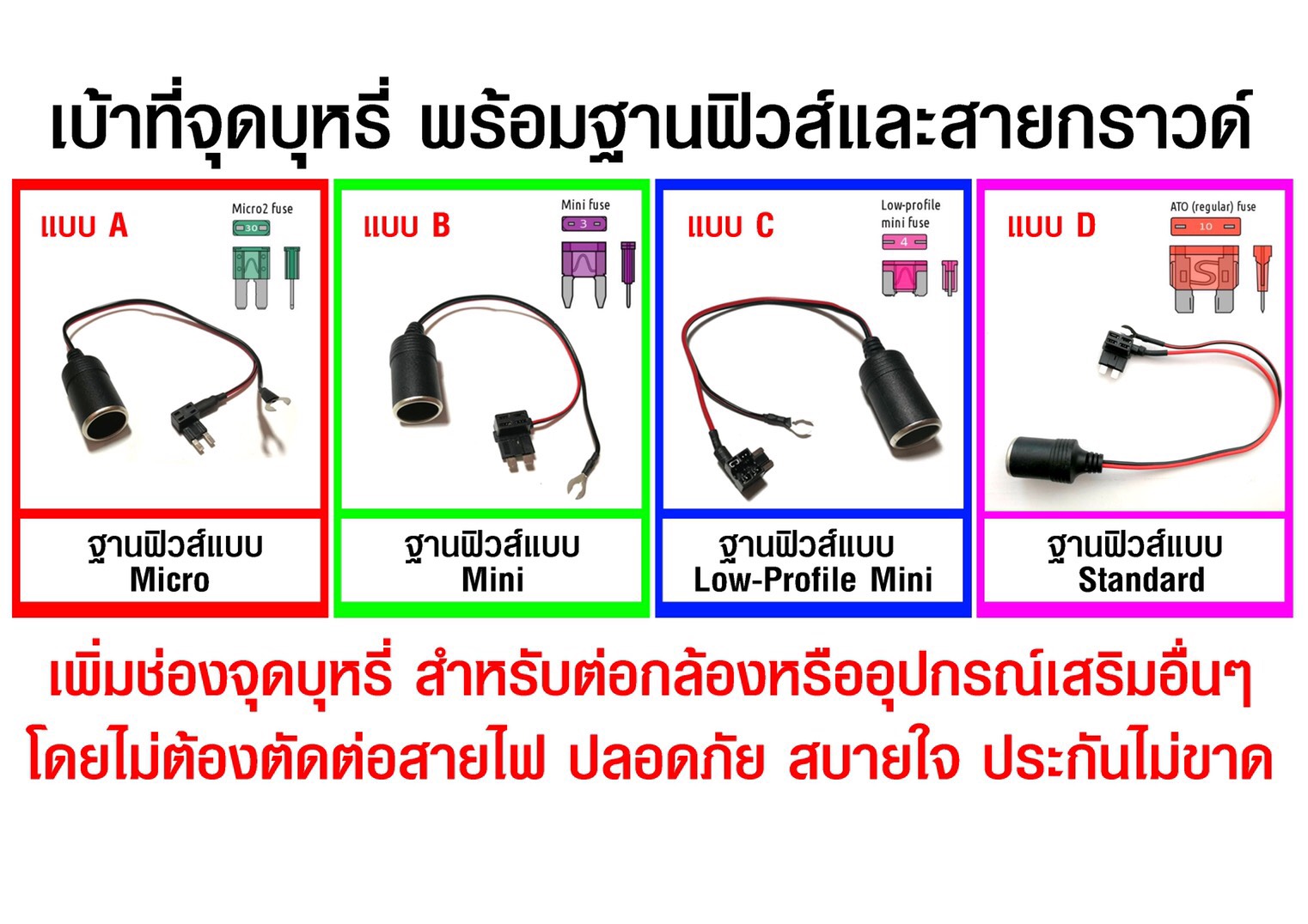 ชุดฟิวส์แท็ป Pete Audio