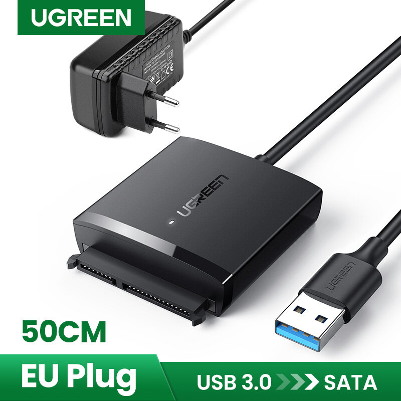 Ugreen SATA USB Adapter USB 3.0 2.0 to Sata 3 Cable Converter Cabo For 2.5 3.5 HDD SSD Hard Disk Drive Sata to USB Adapter