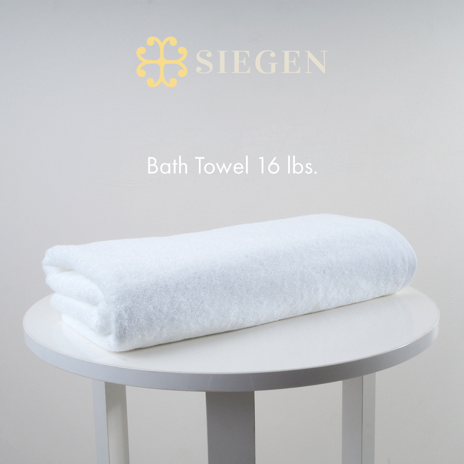 SIEGEN ผ้าเช็ดตัวโรงแรม 5 ดาว Bath Towel 80x163 cm.(ขนาด 30