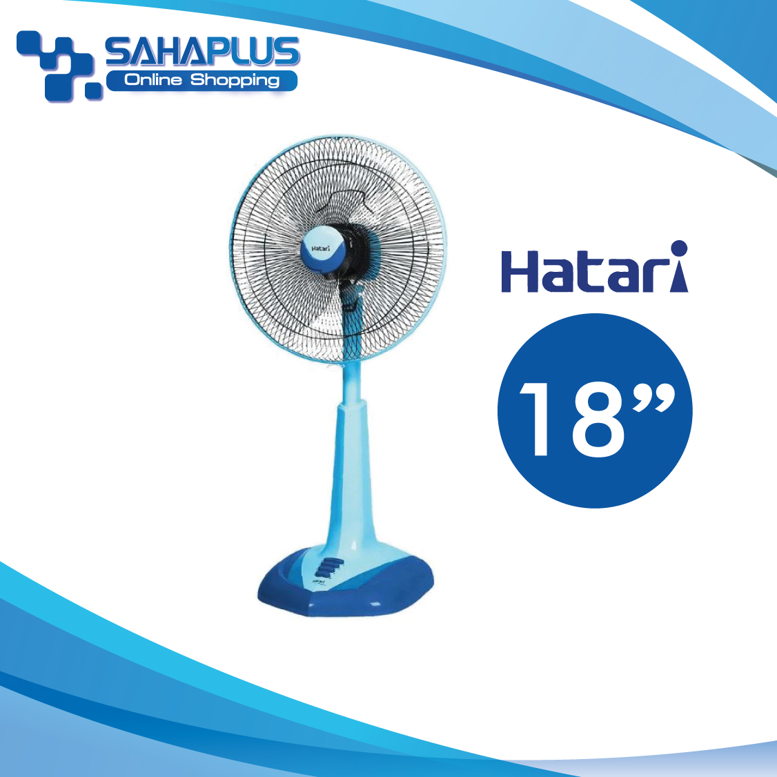 HATARI พัดลมตั้งพื้น 18 นิ้ว ฮาตาริ รุ่น HT-S18M2