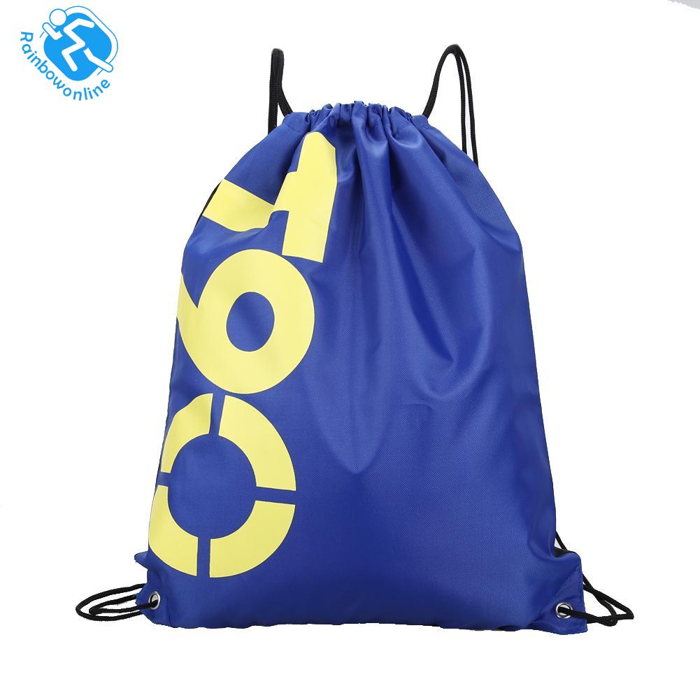 Double Layer Drawstring Waterproof Backpacks Shoulder Bag Travel  กระเป๋ากันน้ำ