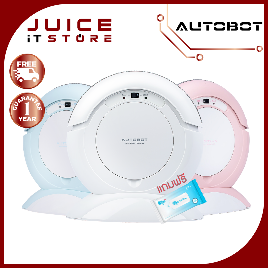 AUTOBOT หุ่นยนต์ดูดฝุ่น โรบอท และ ถูพื้น ยอดนิยม รุ่น MINI robot vacuum cleaner มี 3 สี AUTOBOT หุ่นยนต์ดูดฝุ่น โรบอท และ ถูพื้น ยอดนิยม รุ่น MINI robot vacuum cleaner มี 3 สี
