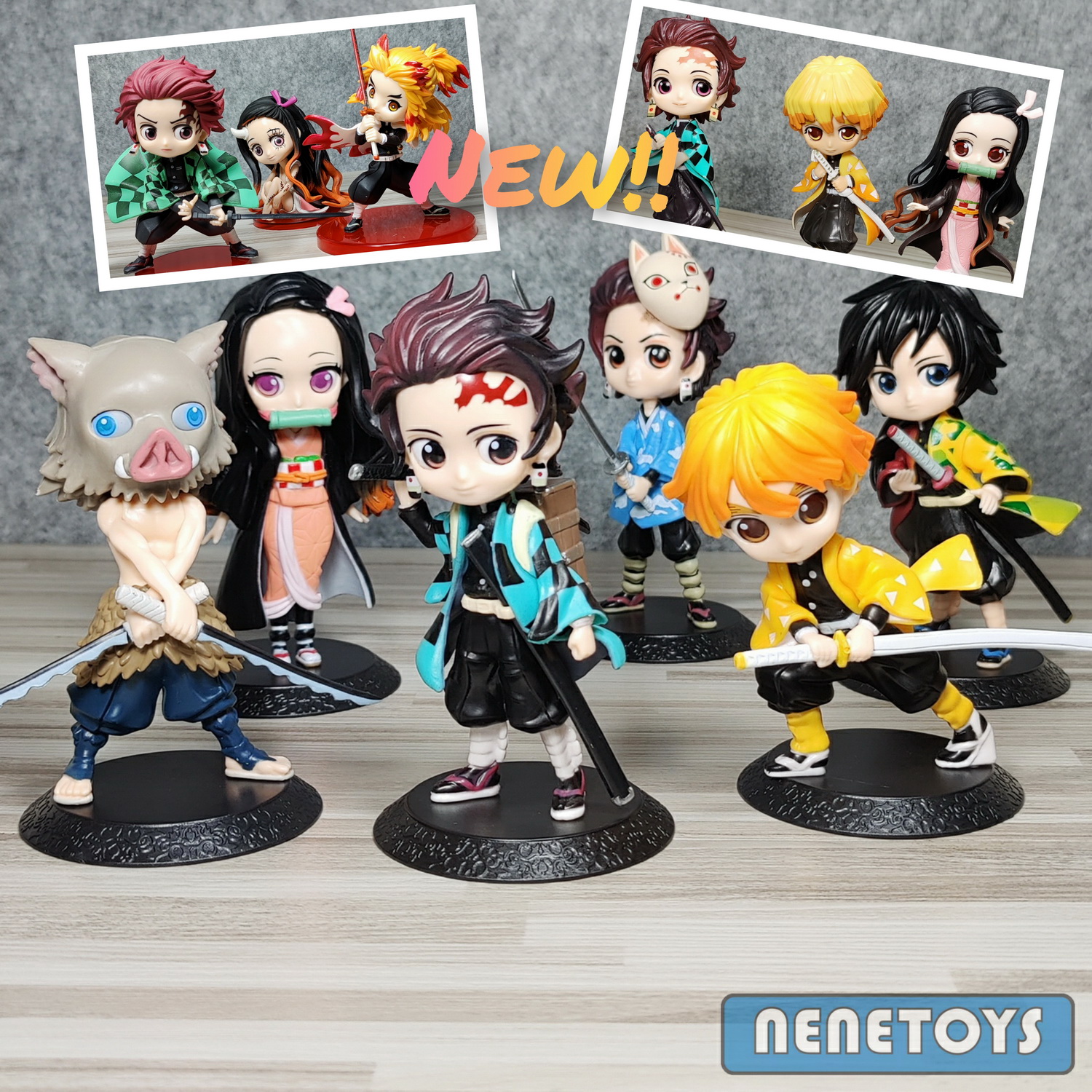 โมเดล Qposket ดาบพิฆาตอสูร (Demon Slayer) [?แยกขาย / ยกชุด ] สูงประมาณ 15 cm งานดี คุ้มค่าเกินราคา!!