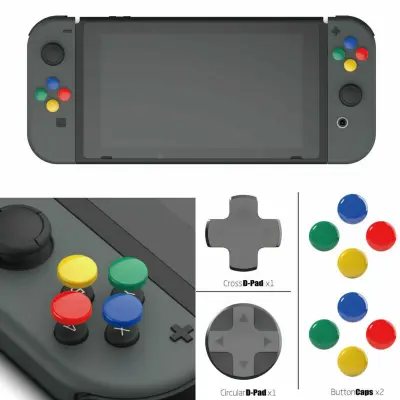 Skull & Co. Button Cap Set สำหรับ Nintendo Switch (ที่ครอบปุ่ม Joy Con Nintendo Switch)(Button caps Nintendo Switch)