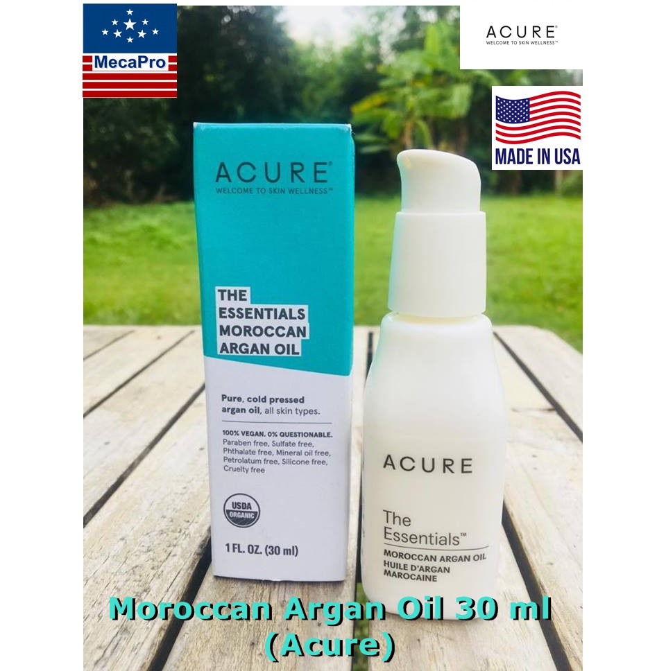 Acure® Moroccan Argan Oil 30 ml  น้ำมันอาร์แกน ออแกนิค จากโมรอคโค