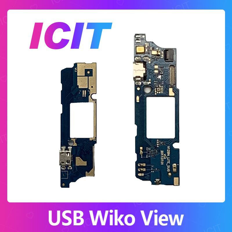 Wiko View อะไหล่สายแพรตูดชาร์จ แพรก้นชาร์จ Charging Connector Port Flex Cable（ได้1ชิ้นค่ะ) สินค้าพร้อมส่ง คุณภาพดี อะไหล่มือถือ ICIT-Display