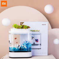 Mini Lazy Fish Tank Chargement Aquarium by Xiaomi - ตู้ปลาจำลองระบบนิเวศน์ในน้ำ / Mac Modern
