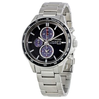 นาฬิกาข้อมือ Seiko Solar รุ่น SSC435P1 - Black