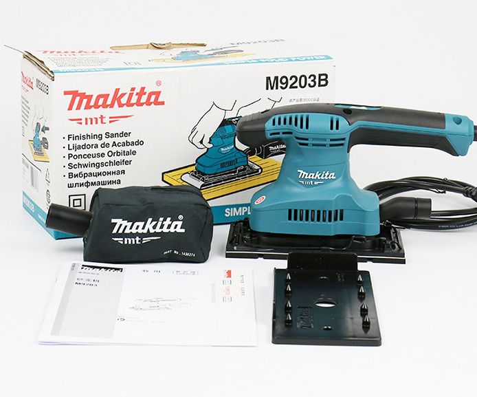 M9203B เครื่องขัดกระดาษทราย สั่น-ผืนผ้า MAKITA สินค้าเเท้รับประกันากผู้เเทนจำหน่าย