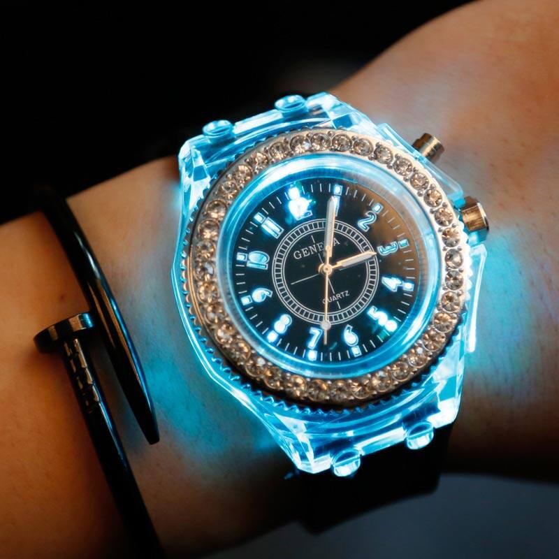 LED นาฬิกา นาฬิกาเรืองแสง นาฬิกาลำลอง นาฬิกาแฟชั่น นาฬิกาสำหรับผู้ชาย นาฬิกาสำหรับผู้หญิง สินค้าพร้อมส่ง