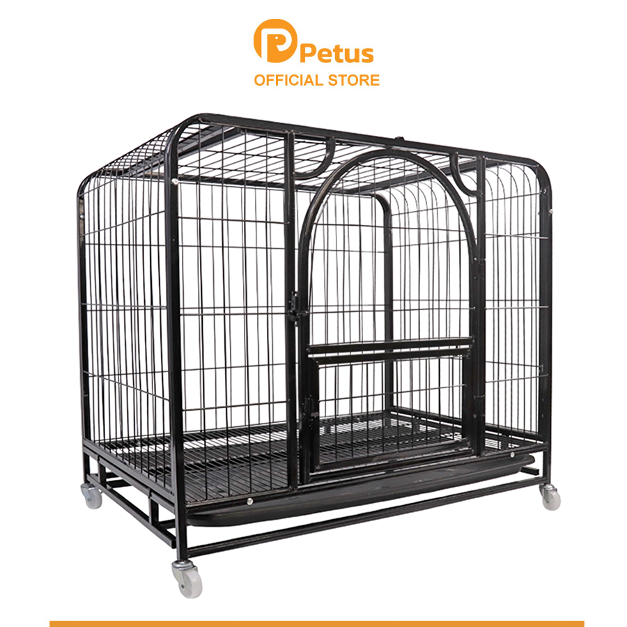 กรง กรงสุนัขจัมโบ้ ซี่กรงห่าง 4 ซม. กรงหมาขนาดใหญ่ มี 4 ขนาด กรงสุนัขใหญ่ กรงสุนัขขนาดใหญ่ แข็งแรง มีมุ้งขายแยก Dog Crate ราคา 1,004 บาท*ส่งฟรี
