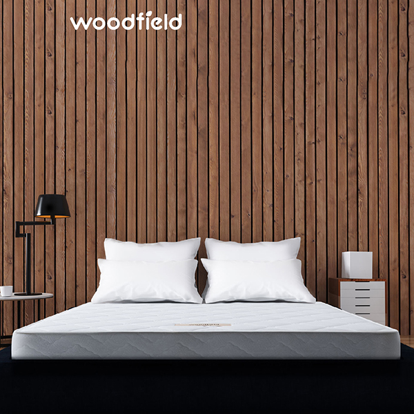 Woodfield ที่นอน (สเปคแน่นสบาย) รุ่น W-5600 หนา 8 นิ้ว ฟรี หมอนหนุนสุขภาพกันไรฝุ่น ส่งฟรี ราคา 6,990 บาท*ส่งฟรี
