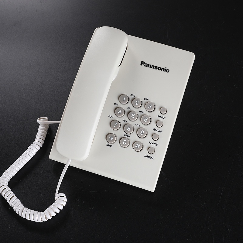 Panasonic single line KX-TS500MX telephone line office telephone ราคา 196 บาท*ส่งฟรี