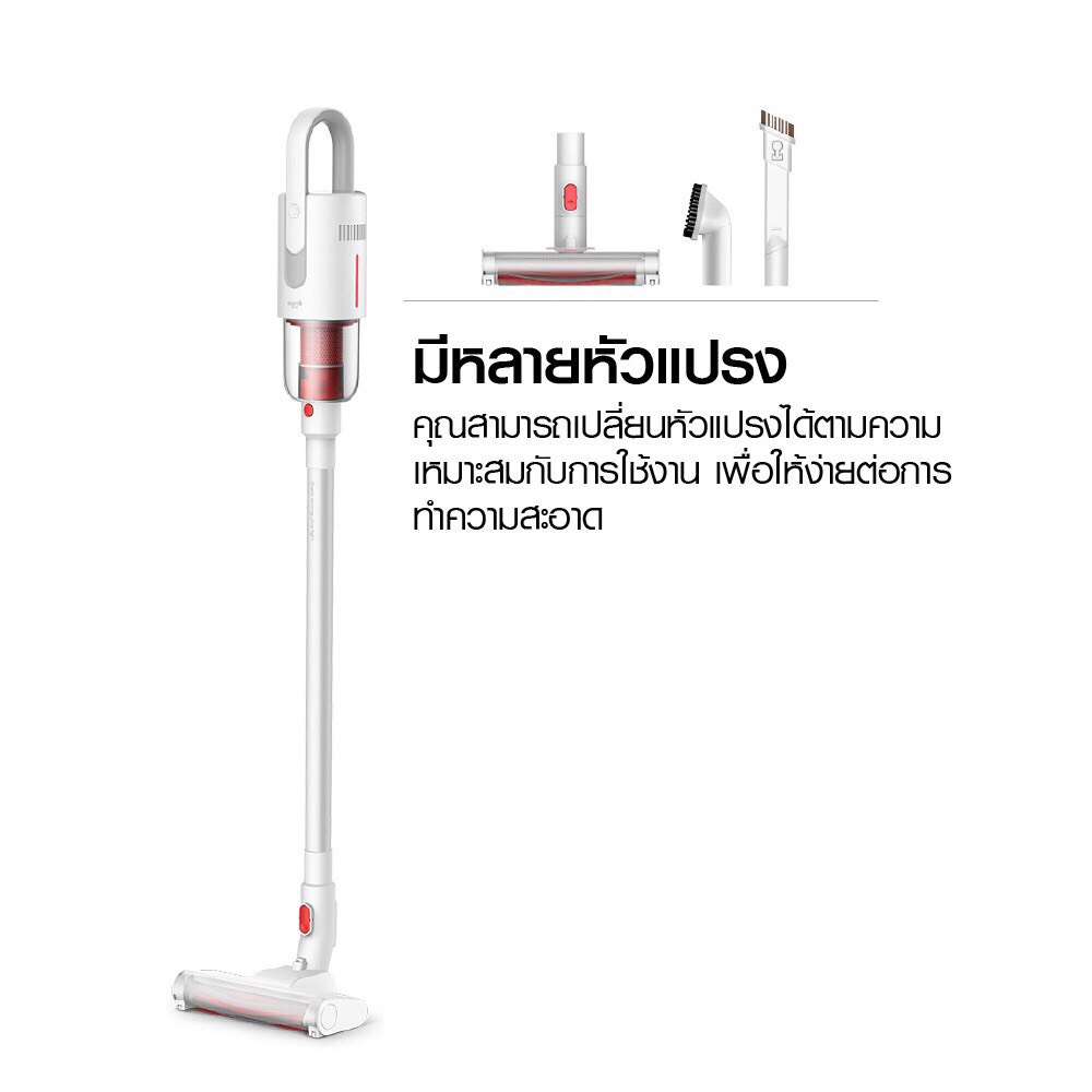 Deerma ZQ600 Home Multi-function Steam Cleaner เครื่องพ่นทำความสะอาดแบบไอน้ำ เครื่องพ่นไอน้ำร้อนทำความสะอาดเอนกประสงค์ แบบไอน้ำแรงดันสูง  (ประกันศูนย์ไทย)