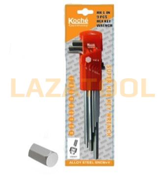 KOCHE ชุด กุญแจ 6 เหลี่ยม 2 ข้าง ขนาดยาว พิเศษ 9 ตัวชุด ชุดมิล (1.5 มิล – 10 มิล) ชุดประแจ ประแจ โคเช่ ของแท้ 100% จากเยอรมัน กุญแจหกเหลี่ยม โคเช่
