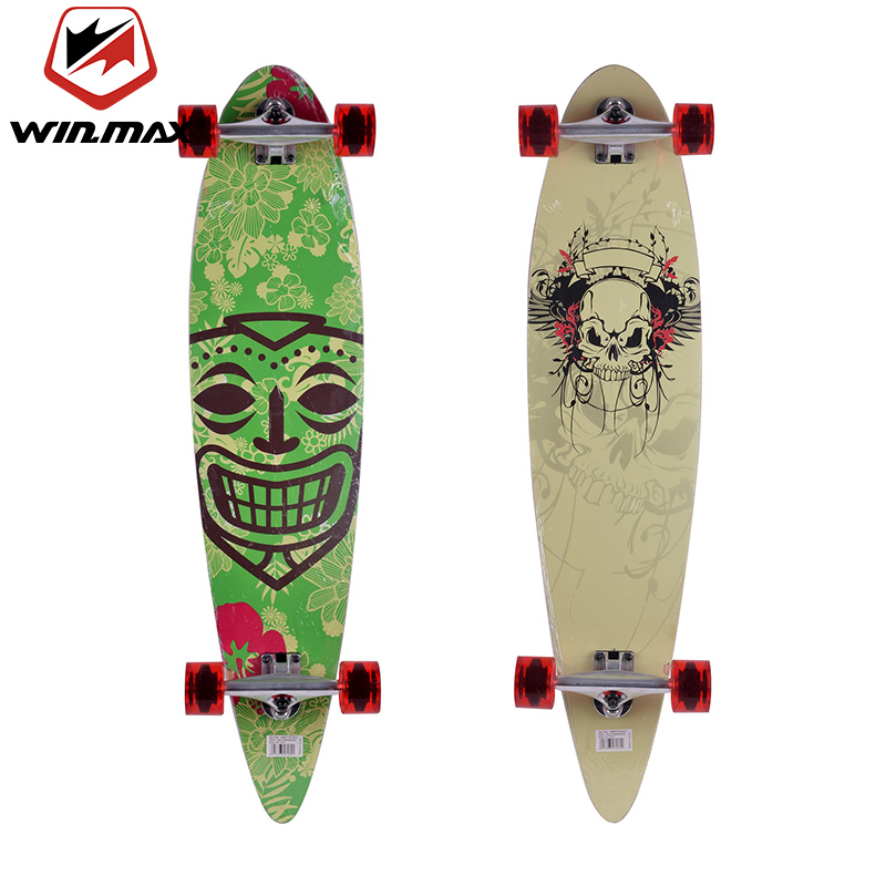 WIN.MAX 9 Ply China Maple Wood Cruiser Adults Complete Board with ABEC-11 Bearings Longboard Surf Skateboard ราคา 2,891 บาท*ส่งฟรี