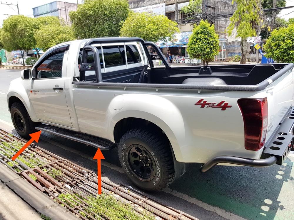 บันไดข้างออฟโรด อิซูซุดีแม็กซ์ Dmax 2012 - 2019 บันไดข้างตะแกรงเหล็ก