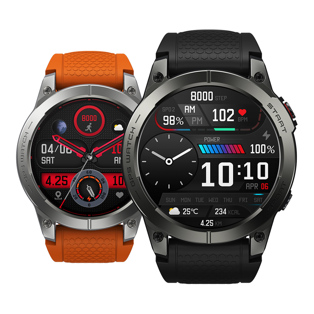 [Flagship 2023] Zeblaze Stratos 3 Premium GPS Smart Watch Ultra HD AMOLED Display Built-in GPS Hi-Fi Bluetooth Phone Calls ราคา 1,674 บาท*ส่งฟรี