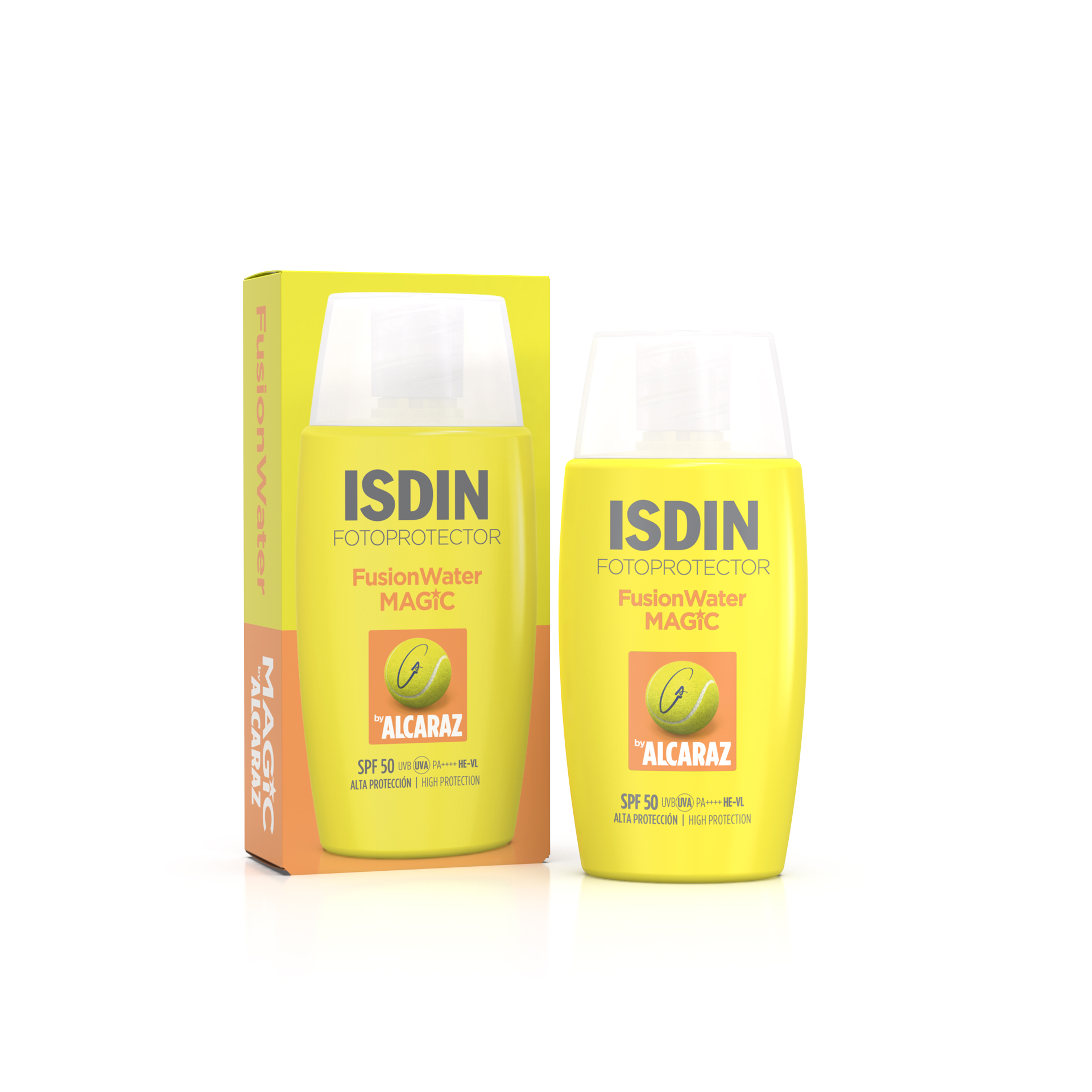 Isdin Fotoprotector Fusionwater Magic by Alcaraz Spf50 50ml Sunscreen, Lightweight Texture, Sweat-Resistant, Does Not Leave a Greasy Residue, Provides High-Level Uv Protection. ราคา 1,399 บาท*ส่งฟรี