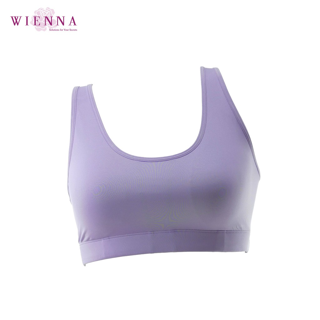 Wienna Clearance Sale DB35103 ชุดชั้นใน เวียนนา Fruity Bra เสื้อชั้นใน หอมกลิ่นผลไม้ ไร้ตะขอ สวมหัว ไร้โครง ไซซ์ M,L,E (A,B,C,D,E 30-38) สีส้ม , เขียว , ม่วง , เหลือง