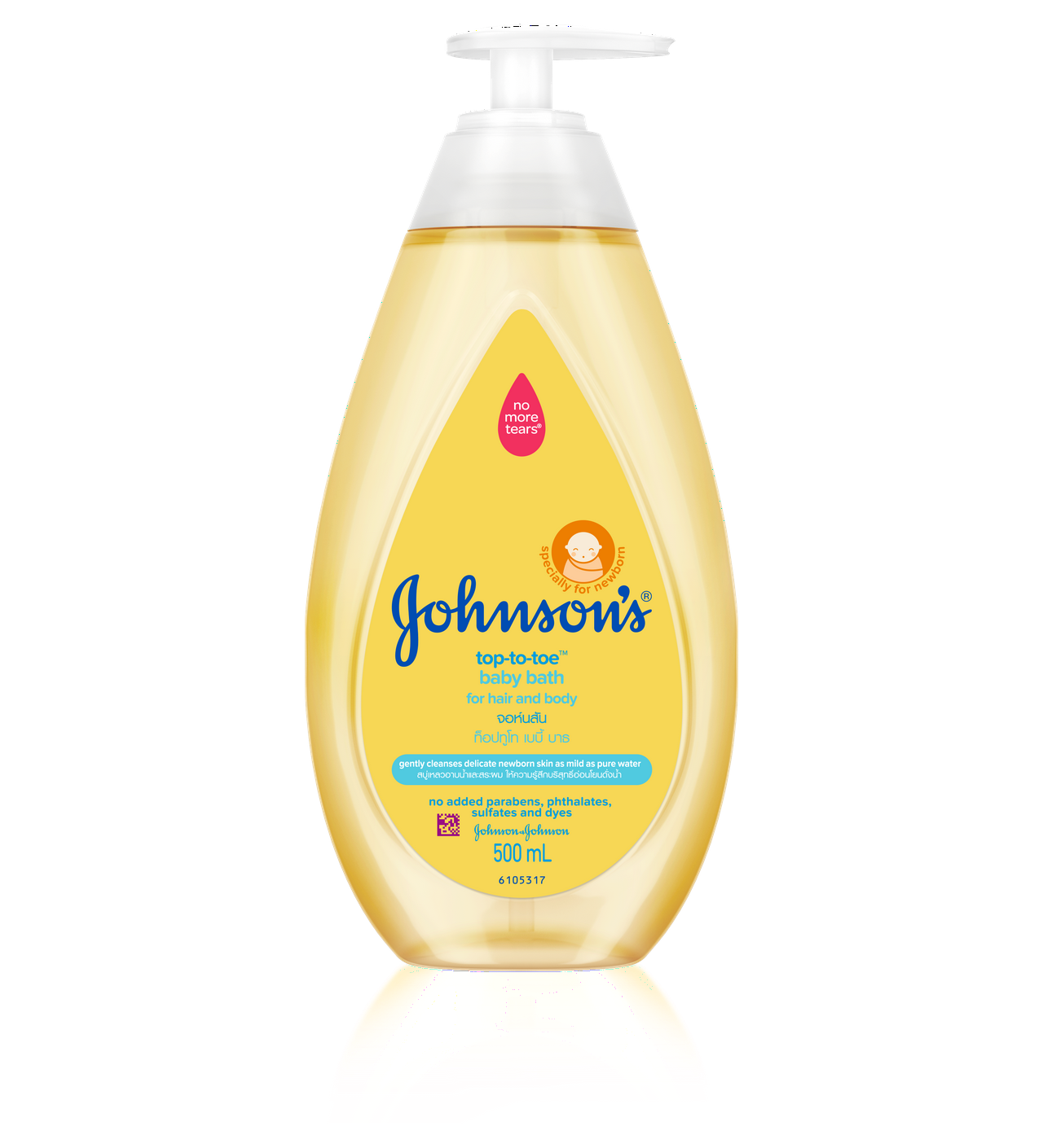 Johnsons's Top To Toe 500ml. จอห์นสัน ท็อปทูโท 500มล. ราคา 155 บาท*ส่งฟรี