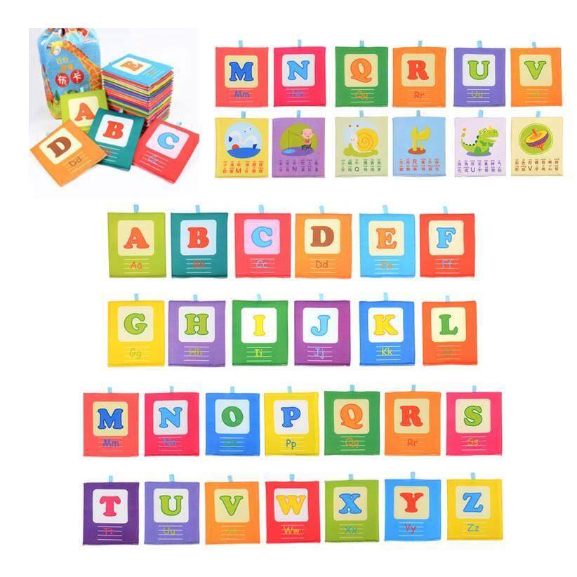 Smart Kiddy Shop การ์ดผ้า ABC แฟลชการ์ด Flash card A-Z หนังสือเสริมพัฒนาการ หนังสือภาษาอังกฤษ หนังสือสำหรับเด็กเล็ก